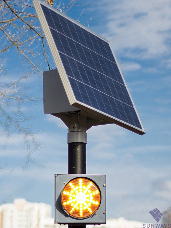 Автономный светофор т7 на солнечной батарее